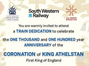 South Western Railway - Train dedication for 1100 Anniversary of the Coronation of King Athelstan